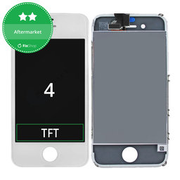 Apple iPhone 4 - LCD Display + Touch Screen + Frame (White) TFT