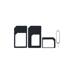 SIM Adapter 3in1 (NanoSIM, MicroSIM, MiniSIM) + SIM Socket Opener