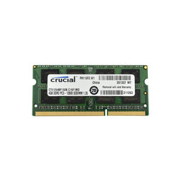 RAM Memory Crucial SO-DIMM 4GB DDR3L 1600MHz - Genuine Service Pack