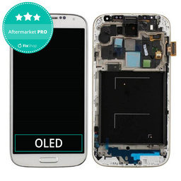 Samsung Galaxy S4 i9505 - LCD Display + Touch Screen + Frame (White Frost) OLED