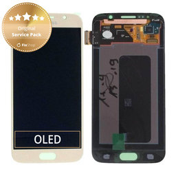 Samsung Galaxy S6 G920F - LCD Display + Touch Screen (Gold Platinum) - GH97-17260C Genuine Service Pack