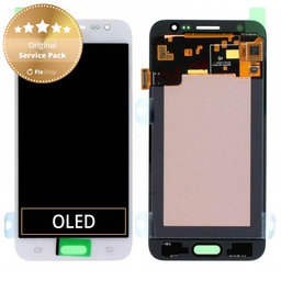 Samsung Galaxy J5 J500F - LCD Display + Touch Screen (White) - GH97-17667A Genuine Service Pack