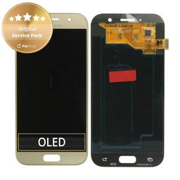 Samsung Galaxy A5 A520F (2017) - LCD Display + Touch Screen (Gold Sand) - GH97-19733B, GH97-20135B Genuine Service Pack