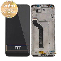 Xiaomi Mi A2 Lite (Redmi 6 Pro) - LCD Display + Touch Screen + Frame (Black) - 560610035033 Genuine Service Pack