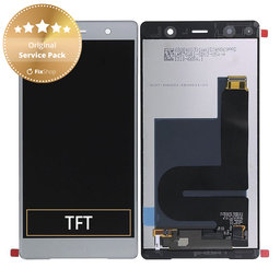 Sony Xperia XZ2 Premium - LCD Display + Touch Screen (Chrome Silver) - 1310-6654 Genuine Service Pack