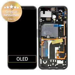 Google Pixel 4 - LCD Display + Touch Screen + Frame (Just Black) - 20GF2BW0001 Genuine Service Pack