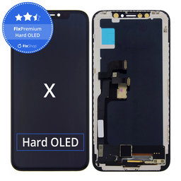 Apple iPhone X - LCD Display + Touch Screen + Frame Hard OLED FixPremium