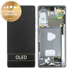 Samsung Galaxy Note 20 N980B - LCD Display + Touch Screen + Frame (Mystic Gray) - GH82-23495A, GH82-23733A Genuine Service Pack