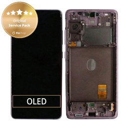 Samsung Galaxy S20 FE G780F - LCD Display + Touch Screen + Frame (Cloud Lavender) - GH82-24219C, GH82-24220C, GH82-31328C, GH82-31329C Genuine Service Pack