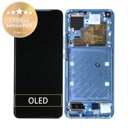 Xiaomi Mi 11 - LCD Display + Touch Screen + Frame (Horizon Blue) - 56000500K200 Genuine Service Pack