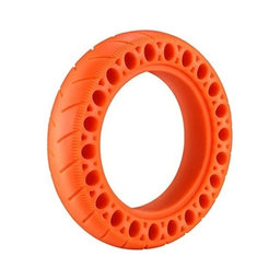 Xiaomi Mi Electric Scooter 1S, 2 M365, Essential, Pro, Pro 2 - Durable Full Tubeless Tire with Holes (Orange)