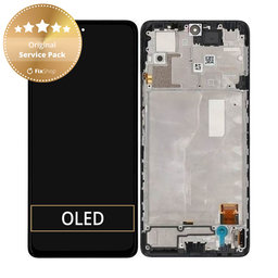 Xiaomi Redmi Note 10 Pro - LCD Display + Touch Screen + Frame (Onyx Gray) - 56000200K600 Genuine Service Pack