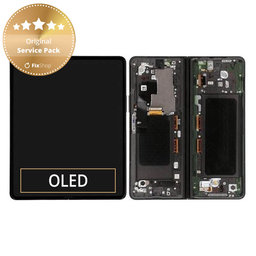 Samsung Galaxy Z Fold 3 F926B - LCD Display + Touch Screen + Frame (Phantom Black) - GH82-26283A, GH82-26284A Genuine Service Pack