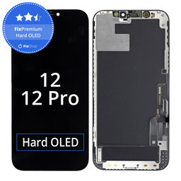 Apple iPhone 12, 12 Pro - LCD Display + Touch Screen + Frame Hard OLED FixPremium