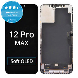 Apple iPhone 12 Pro Max - LCD Display + Touch Screen + Frame Soft OLED FixPremium