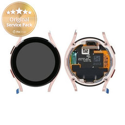 Samsung Galaxy Watch 4 40mm R865 - LCD Display + Touch Screen + Frame (Pink Gold) - GH97-26411D Genuine Service Pack