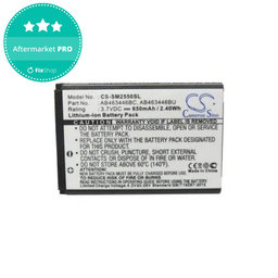 Samsung C3300 - Battery AB463446BC, AB463446BU 650mAh HQ