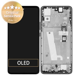 Motorola Edge 30 XT2203 - LCD Display + Touch Screen + Frame (Black) - 5D68C20584 Genuine Service Pack