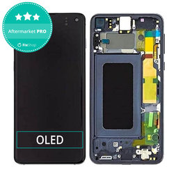 Samsung Galaxy S10e G970F - LCD Display + Touch Screen + Frame (Prism Black) OLED