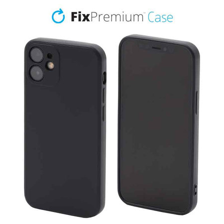 FixPremium - Silicone Case for iPhone 12 mini, black