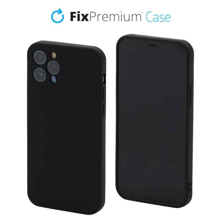 FixPremium - Silicone Case for iPhone 12 Pro, black