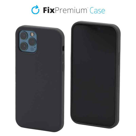 FixPremium - Silicone Case for iPhone 12 Pro, space grey