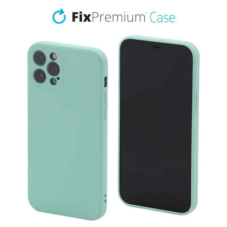 FixPremium - Silicone Case for iPhone 12 Pro, light cyan