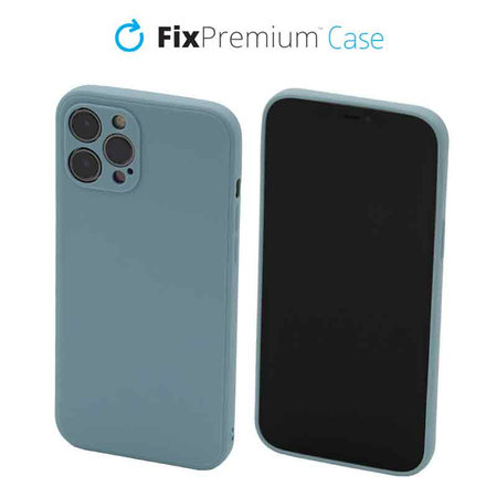 FixPremium - Silicone Case for iPhone 12 Pro Max, light cyan