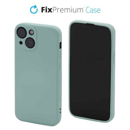 FixPremium - Silicone Case for iPhone 13 mini, light cyan