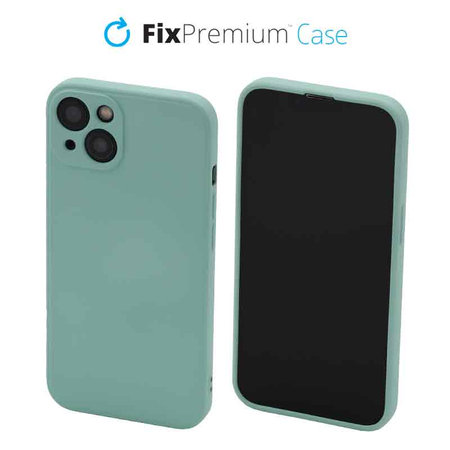 FixPremium - Silicone Case for iPhone 13, light cyan