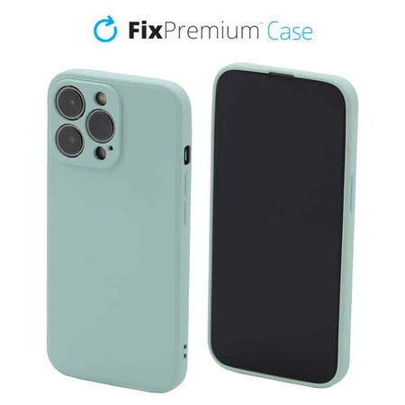 FixPremium - Silicone Case for iPhone 13 Pro, light cyan