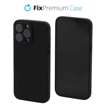 FixPremium - Silicone Case for iPhone 13 Pro Max, black