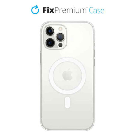 FixPremium - Silicone Case with MagSafe for iPhone 12 Pro Max, transparent