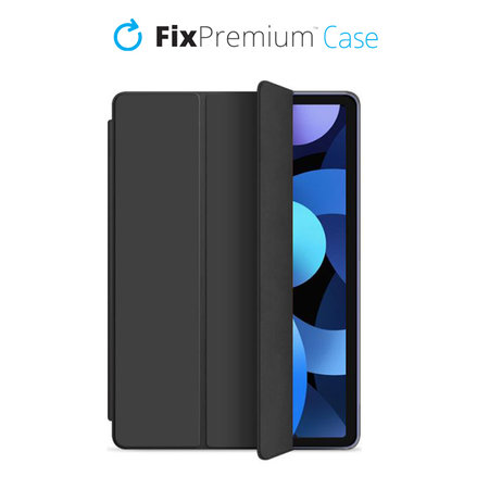 FixPremium - Silicone Flip Case for iPad Air (4th, 5th Gen), black