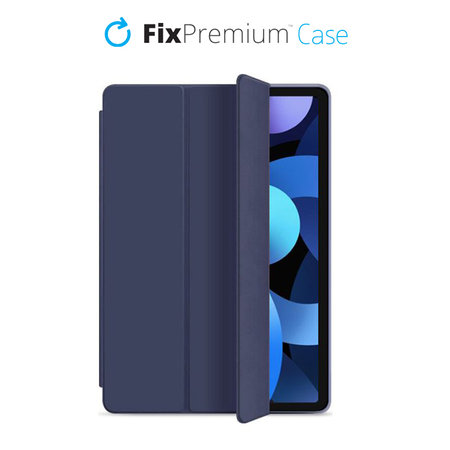 FixPremium - Silicone Flip Case for iPad Air (4th, 5th Gen), blue