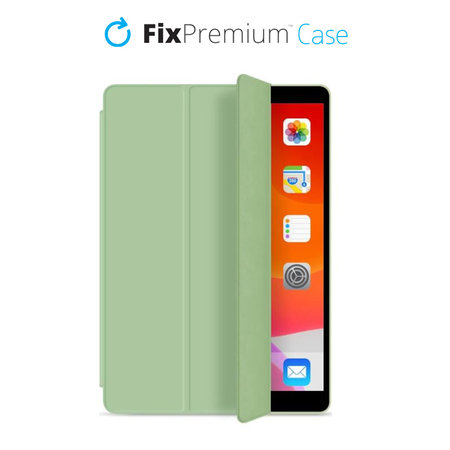 FixPremium - Silicone Flip Case for iPad 10.2 (7th, 8th, 9th Gen), green