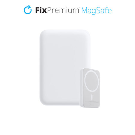 FixPremium - MagSafe PowerBank 5000 mAh, white