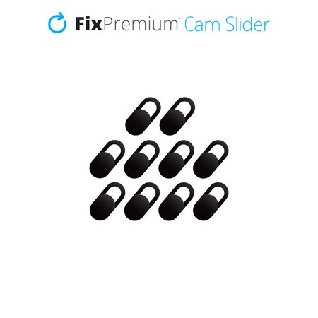 FixPremium - Camera Slider - Set 10pcs, black