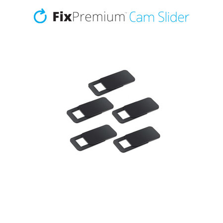 FixPremium - Camera Slider - Set 5pcs, black