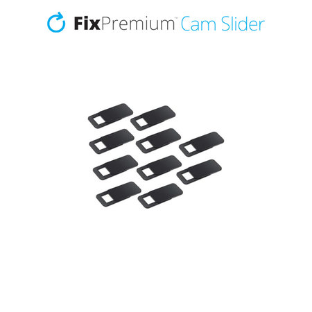 FixPremium - Camera Slider - Set 10pcs, black