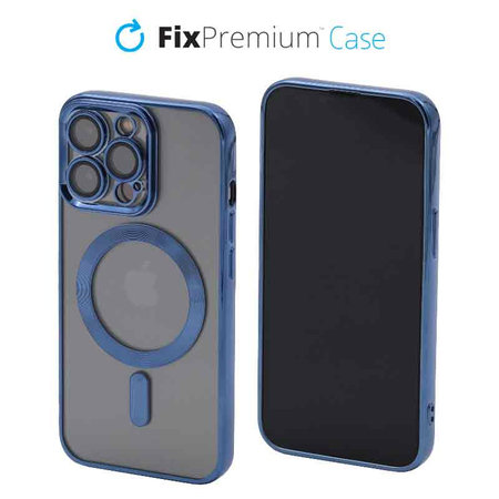 FixPremium - Case Crystal s MagSafe for iPhone 13 Pro, blue