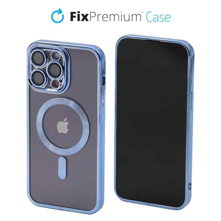 FixPremium - Case Crystal s MagSafe for iPhone 13 Pro Max, blue