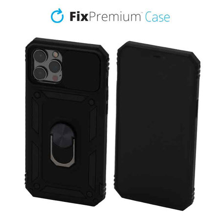 FixPremium - Case CamShield for iPhone 12 Pro Max, black