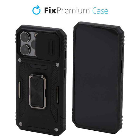 FixPremium - Case CamShield for iPhone 13 Pro, black