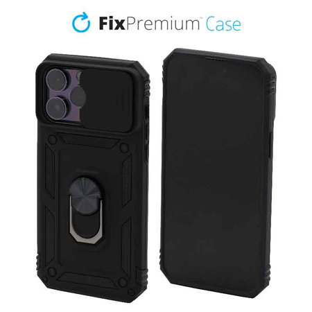 FixPremium - Case CamShield for iPhone 14 Pro Max, black