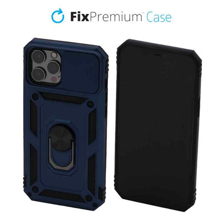 FixPremium - Case CamShield for iPhone 12 Pro Max, blue