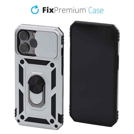 FixPremium - Case CamShield for iPhone 13 Pro, white