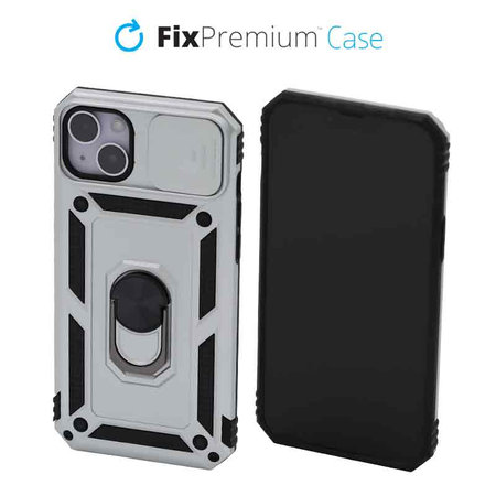 FixPremium - Case CamShield for iPhone 14 Plus, white