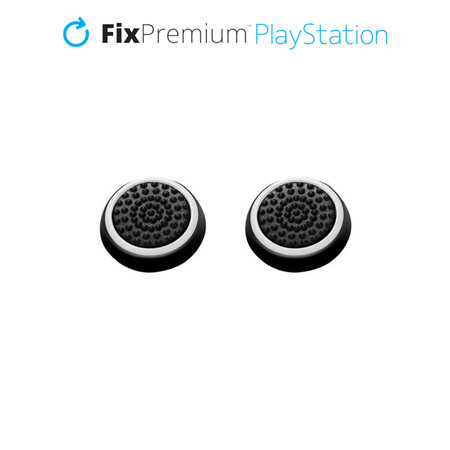 FixPremium - PS4/PS5 Controller Grip Caps - Set 2pcs, white