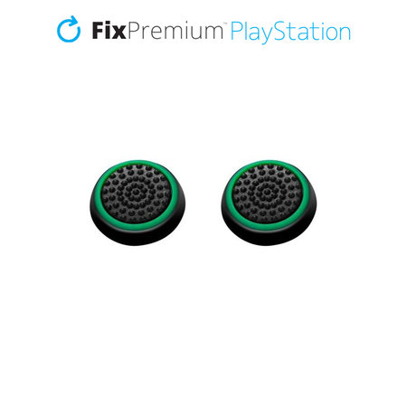 FixPremium - PS4/PS5 Controller Grip Caps - Set 2pcs, green